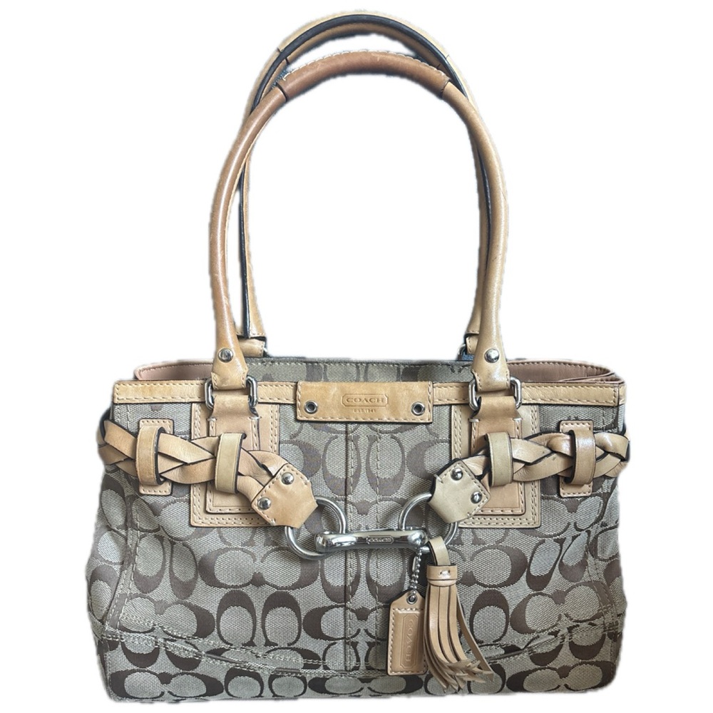Coach Hampton Signature Carryall Purse